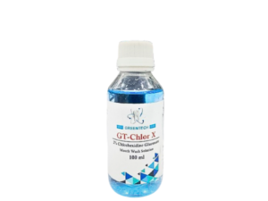 GT - Chlor X 2% Chlorhexidine Gluconate Mouth   Wash Solution 100ml - Greentech