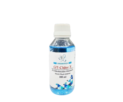 GT - Chlor X 2% Chlorhexidine Gluconate Mouth   Wash Solution 100ml - Greentech