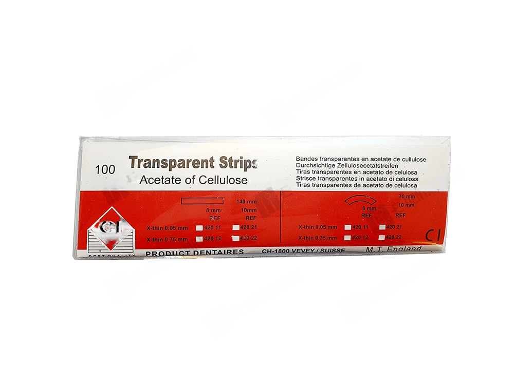 Cellophene Transparent Strip 100pc/pk